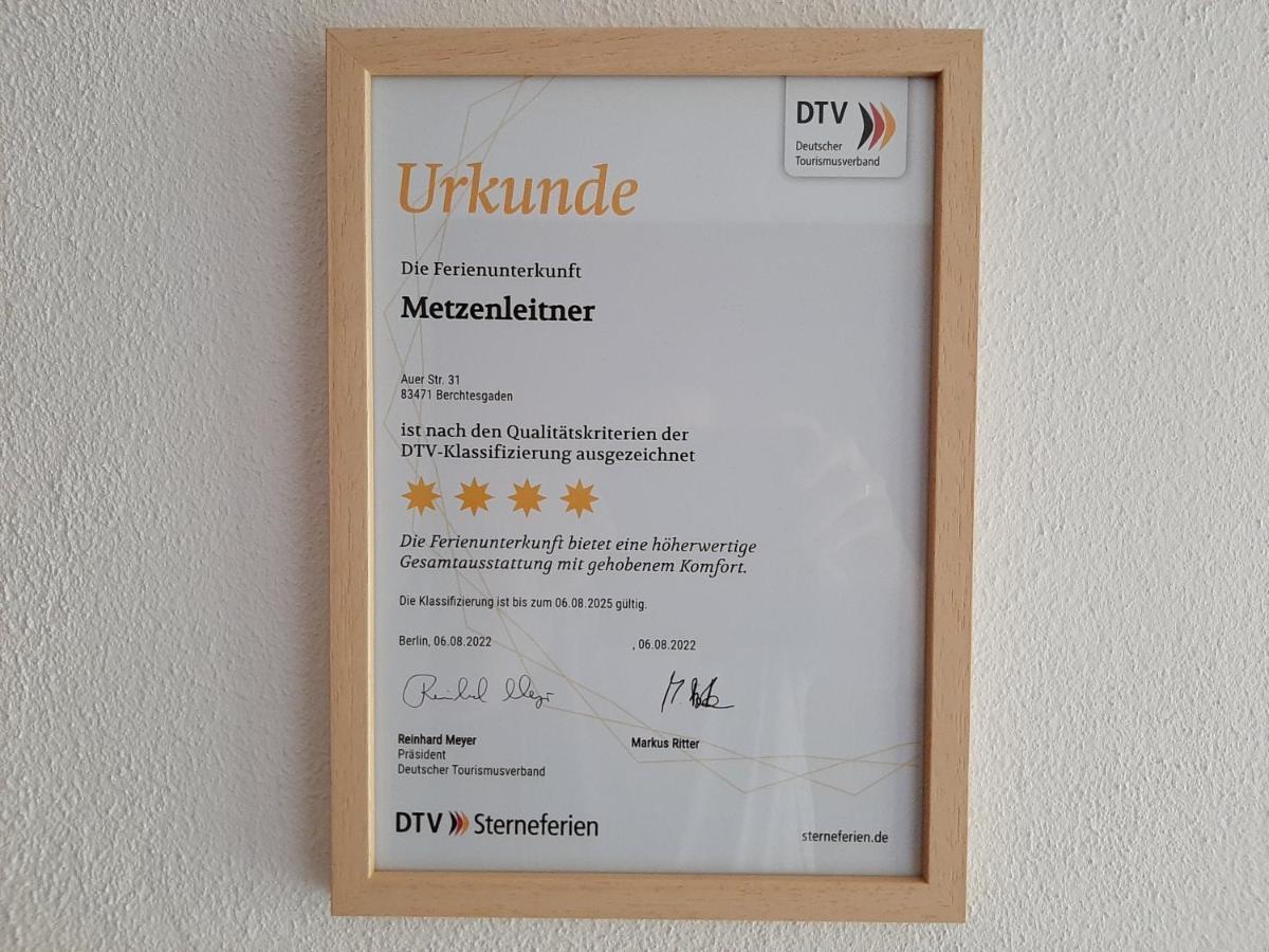 Ferienwohnung Metzenleitner Berchtesgaden Zewnętrze zdjęcie